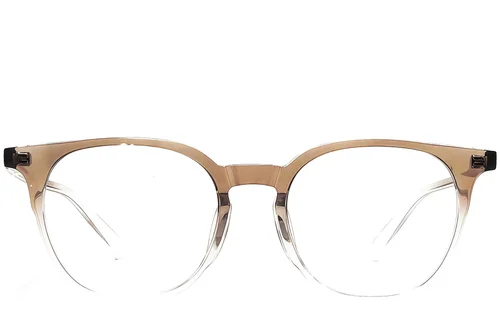 Lunettes ovales marron TR90 #BS1924-0294