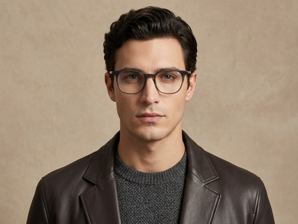 Gafas ovaladas TR90 marrones #BS1924-0295