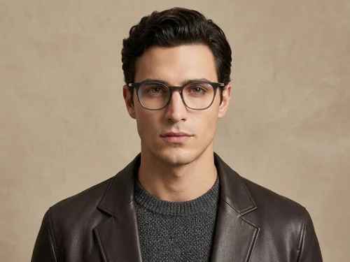 Lunettes ovales marron TR90 #BS1924-0295