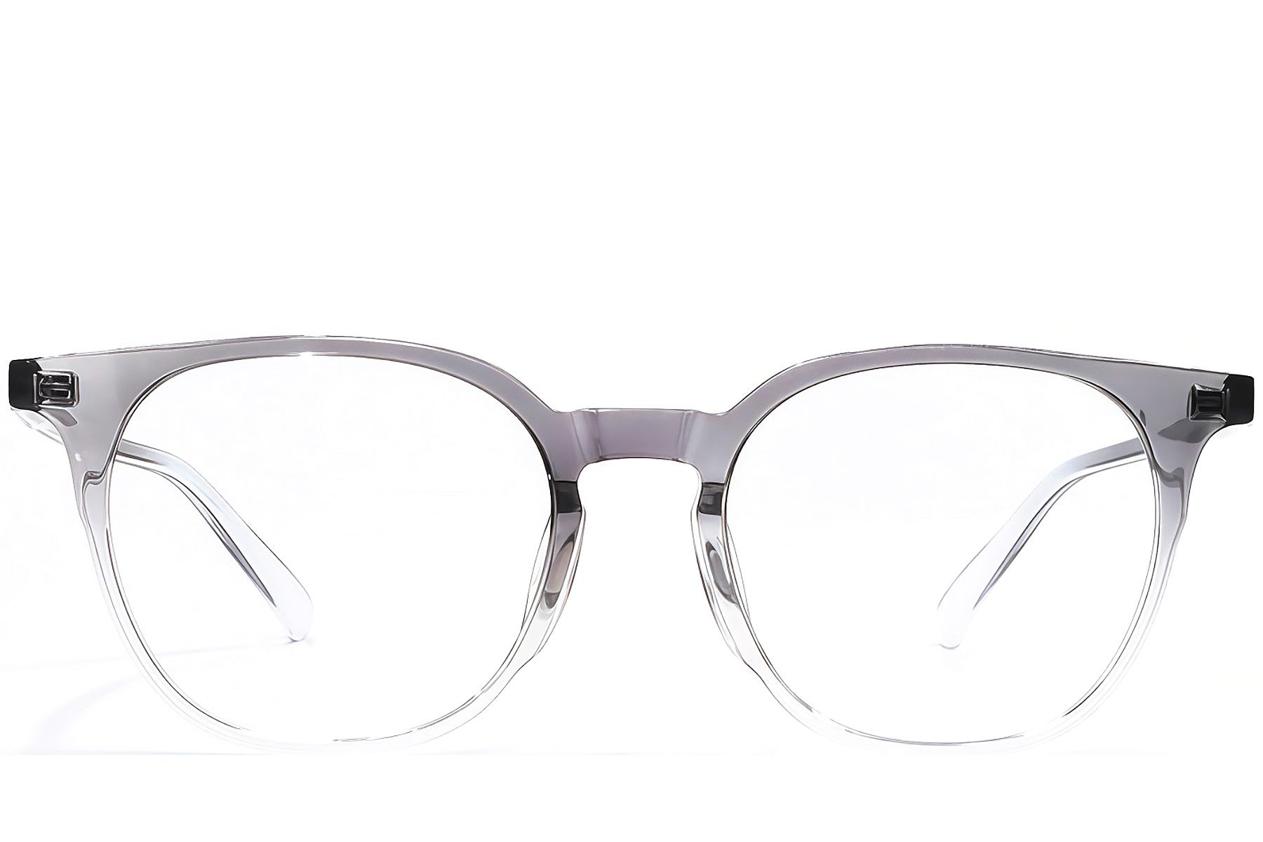 Oval Gray TR90 Glasses #BS1924-0296