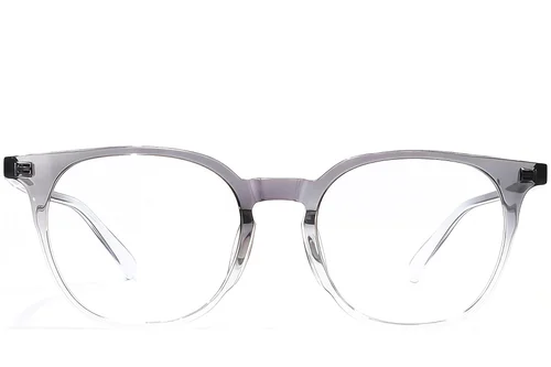 Lunettes ovales grises TR90 #BS1924-0296