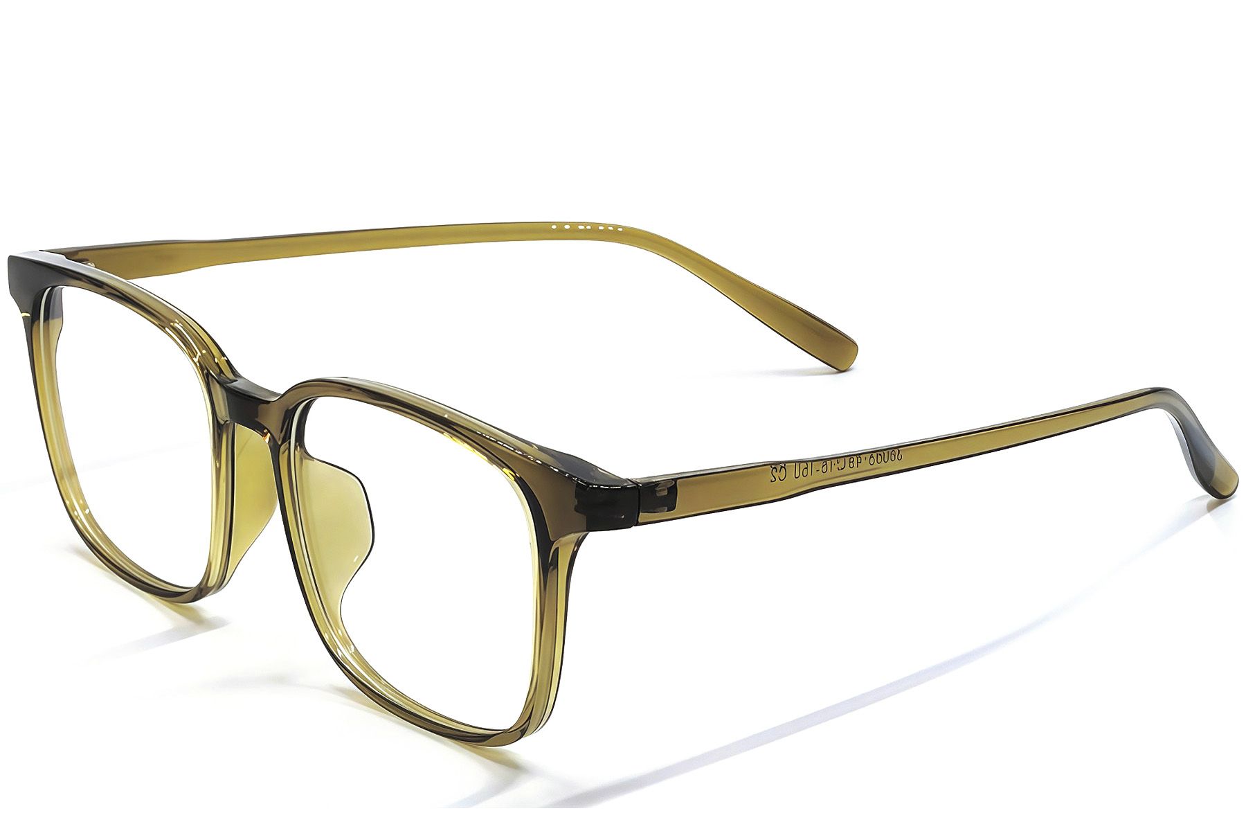 Rectangular Green TR90 Glasses #BS1924-0298