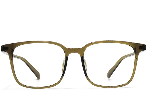 Lunettes rectangulaires vertes TR90 #BS1924-0298