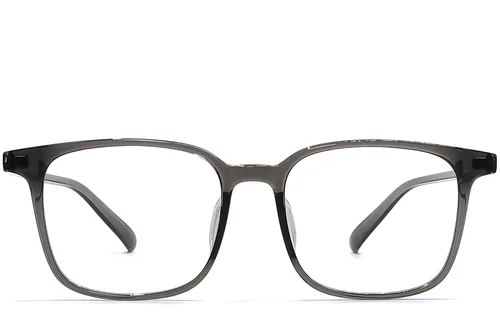 Lunettes rectangulaires grises TR90 #BS1924-0299