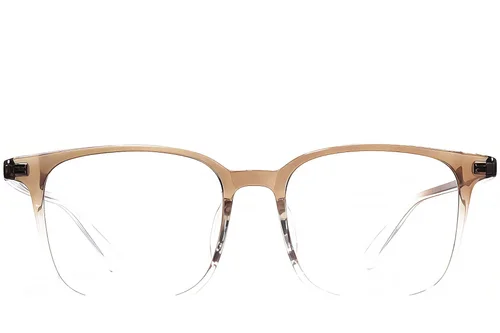 Lunettes rectangulaires marron TR90 #BS1924-0300