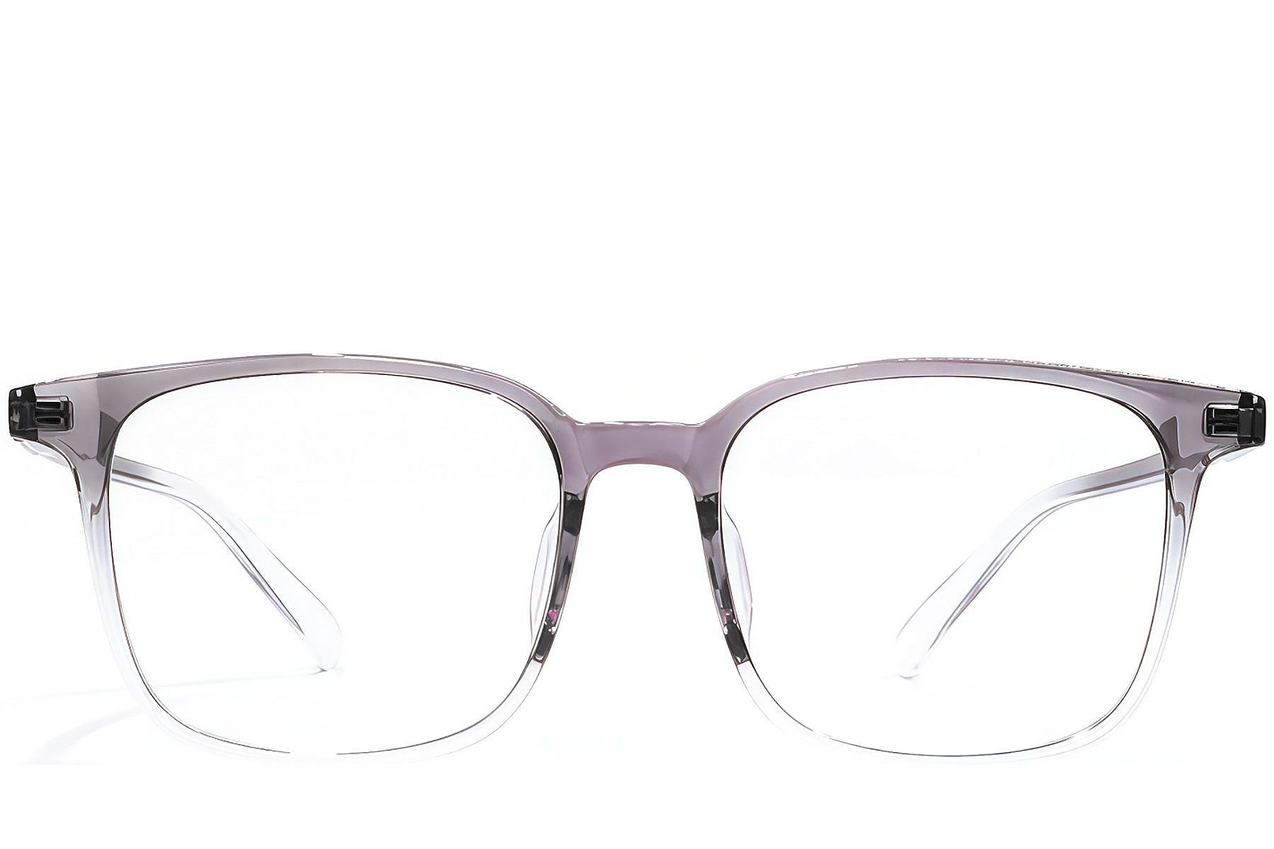 Rechteckige graue TR90-Brille #BS1924-0302