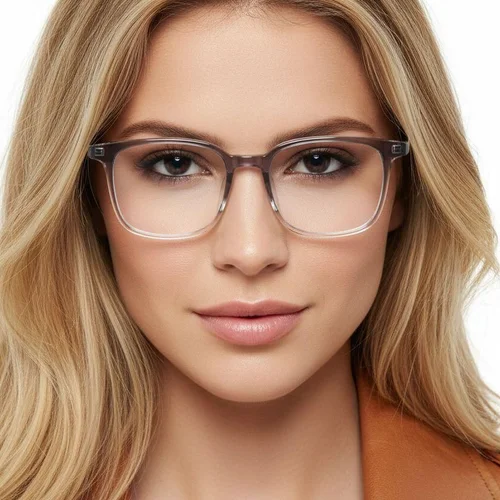 Lunettes rectangulaires grises TR90 #BS1924-0302