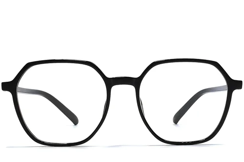 Lunettes géométriques noires TR90 #BS1924-0303