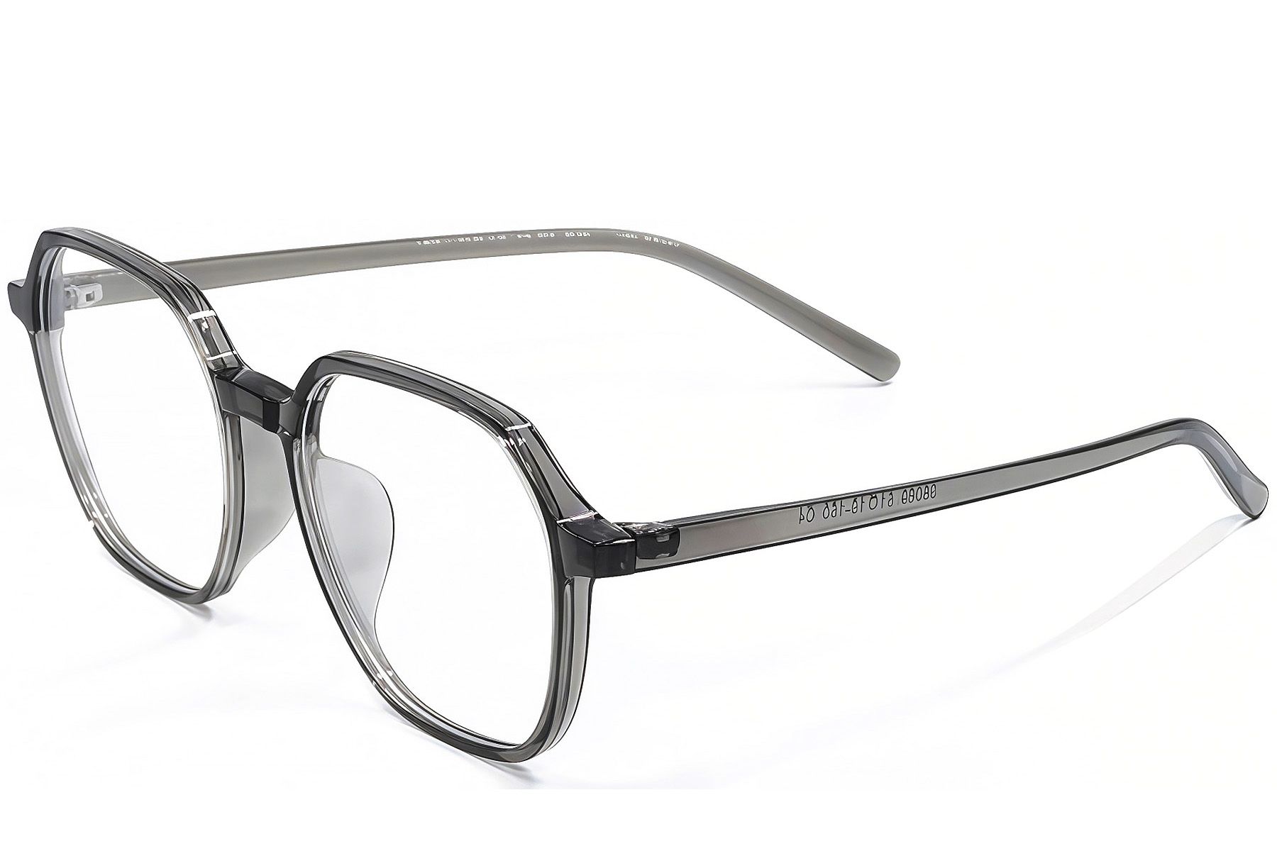Gafas geométricas grises TR90 #BS1924-0306