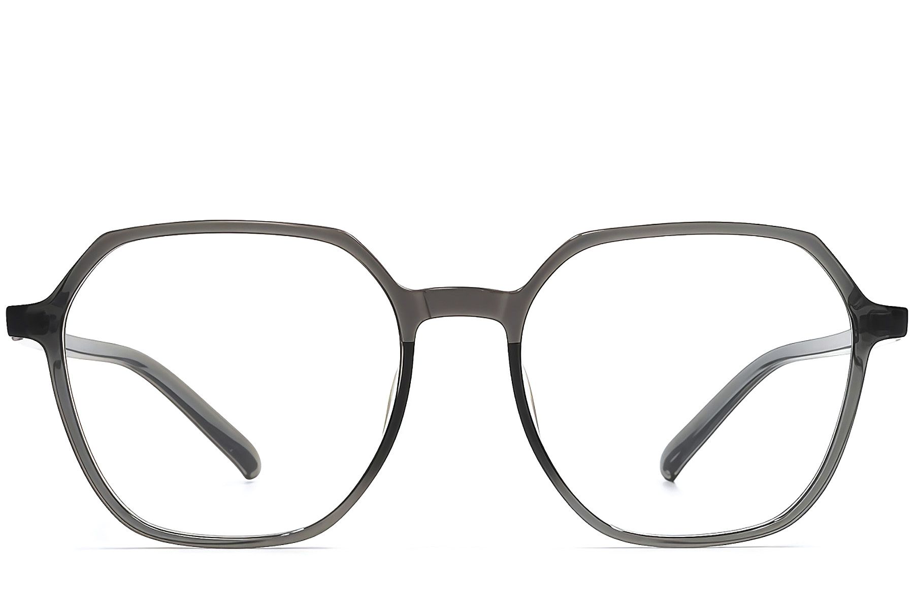 Gafas geométricas grises TR90 #BS1924-0306