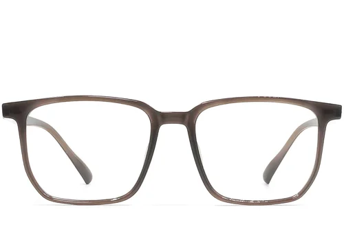 Lunettes rectangulaires marron TR90 #BS1924-0309