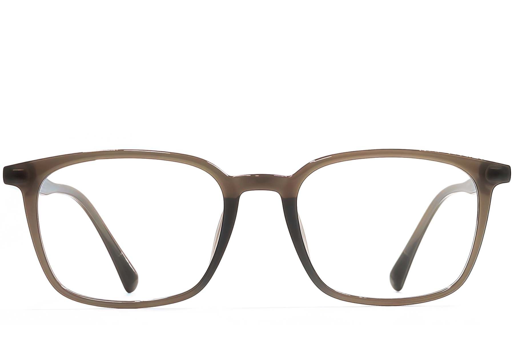 Rectangular Brown TR90 Glasses #BS1924-0312