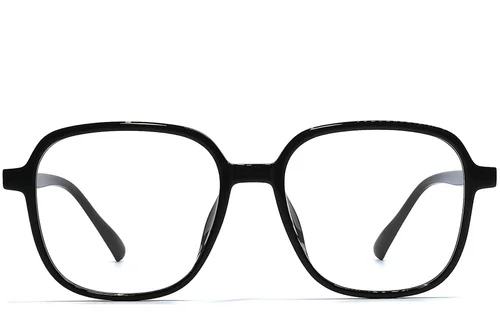 Lunettes géométriques noires TR90 #BS1924-0314