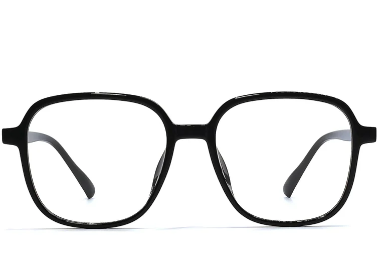 Geometric Black TR90 Glasses #BS1924-0314