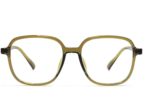 Lunettes géométriques vertes TR90 #BS1924-0315