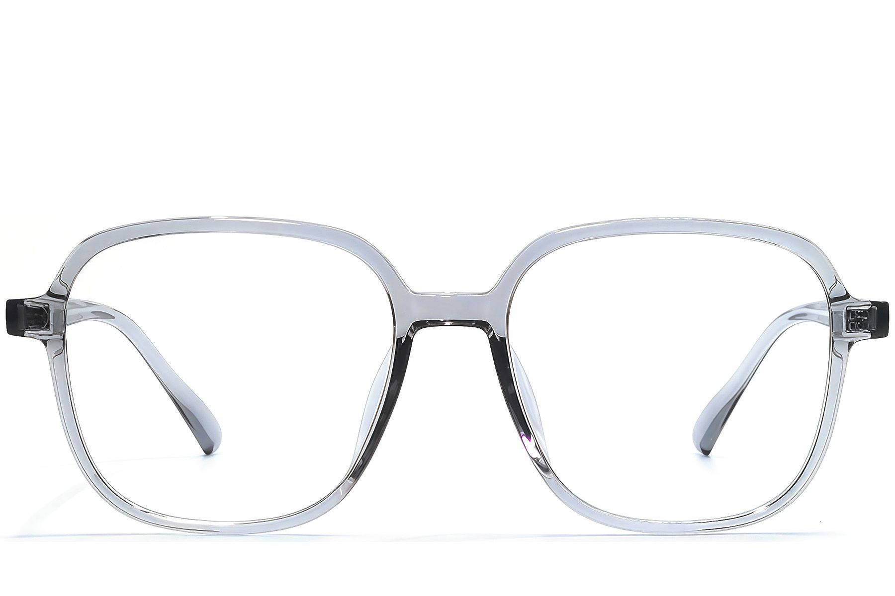 Geometric Gray TR90 Glasses #BS1924-0316