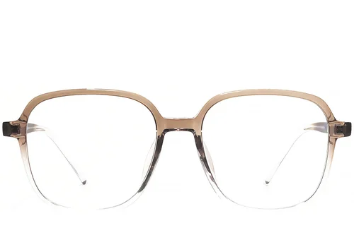 Lunettes géométriques marron TR90 #BS1924-0317