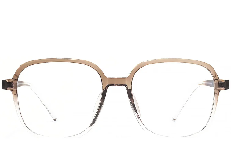 Gafas geométricas TR90 marrones #BS1924-0317