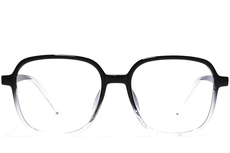 Geometric Black TR90 Glasses #BS1924-0318