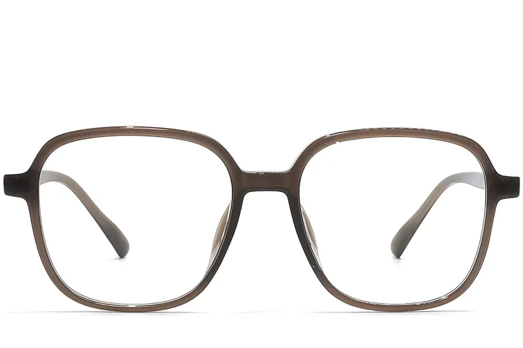 Geometric Brown TR90 Glasses #BS1924-0319