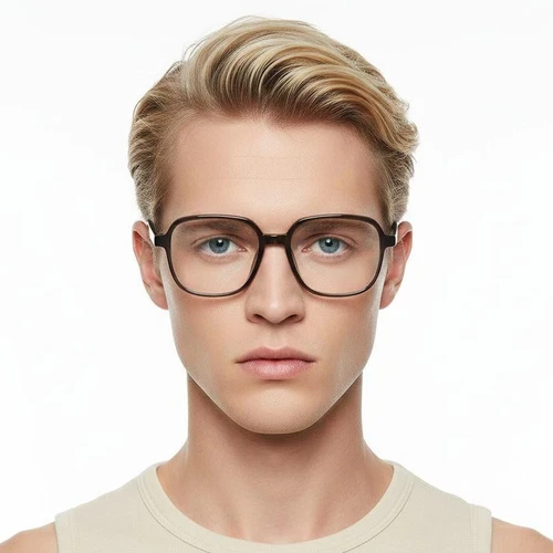 Gafas geométricas TR90 marrones #BS1924-0319