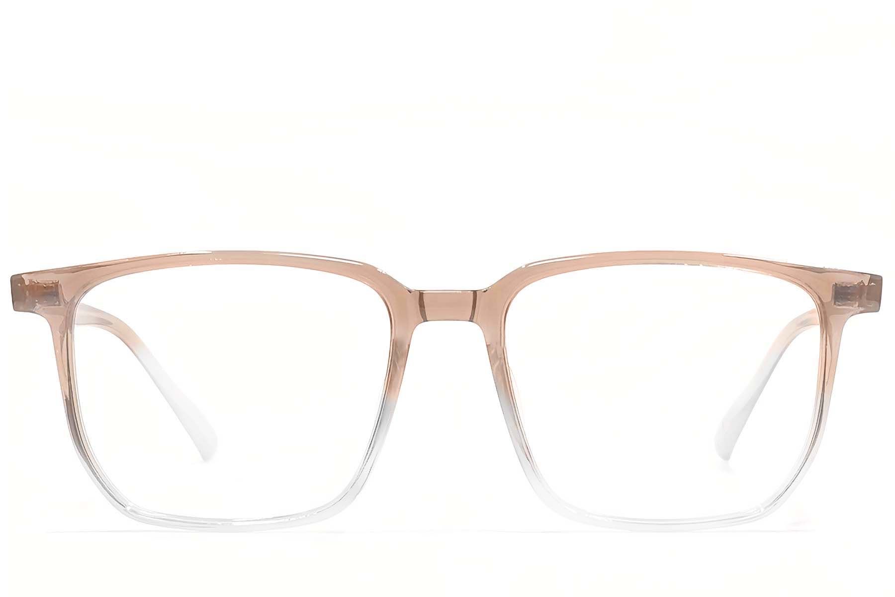 Rectangular Brown TR90 Glasses #BS1924-0320
