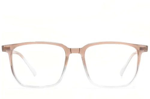 Lunettes rectangulaires marron TR90 #BS1924-0320