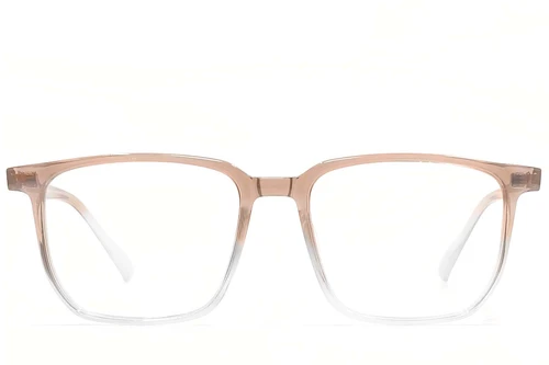 Rectangular Brown TR90 Glasses #BS1924-0320