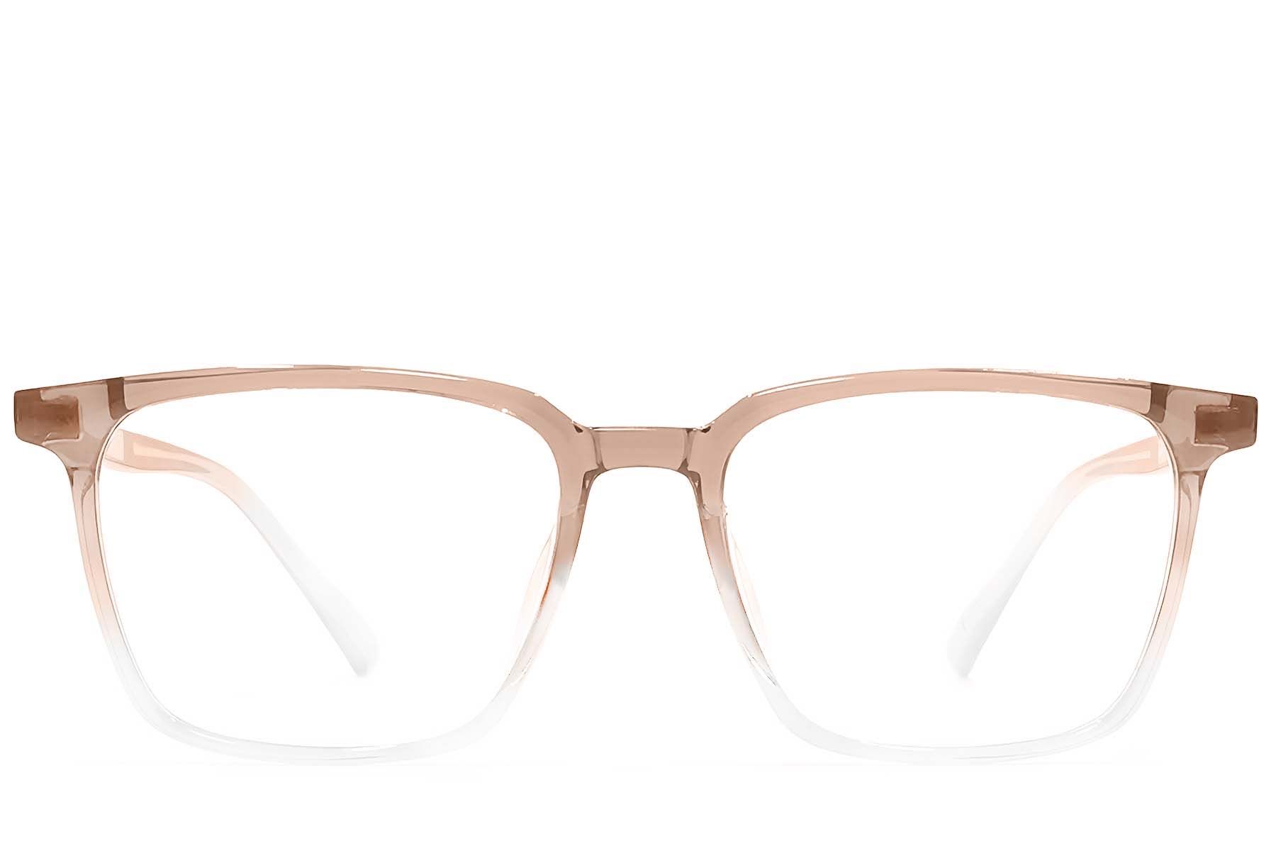 Rectangular Brown TR90 Glasses #BS1924-0321