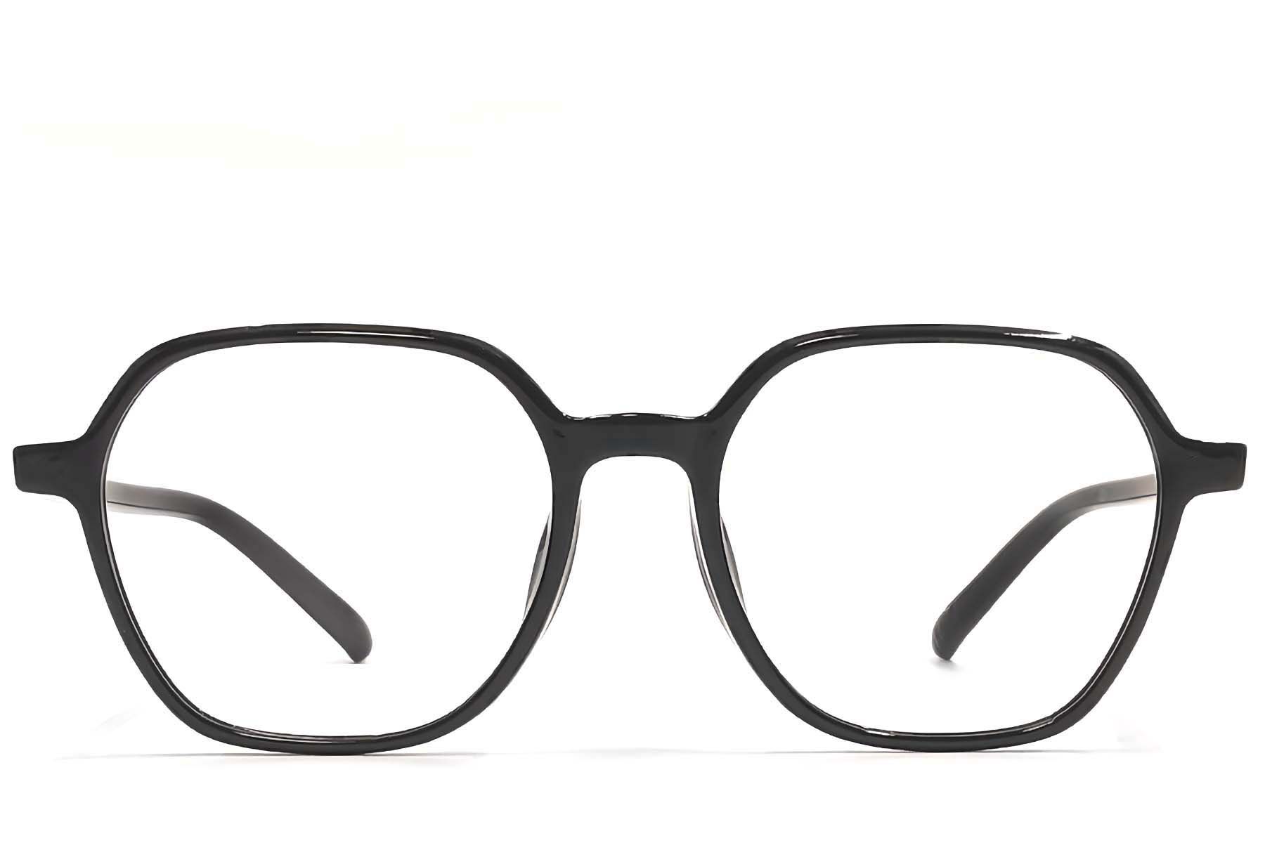 Geometric Black TR90 Glasses #BS1924-0322
