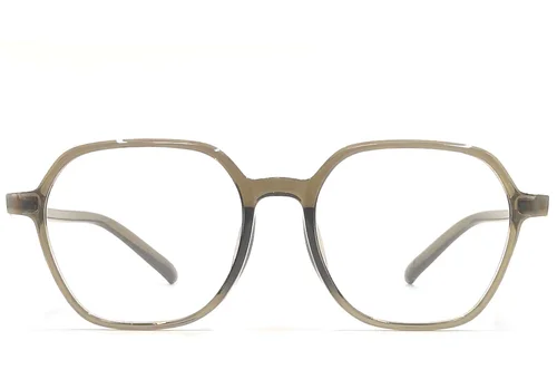 Lunettes géométriques vertes TR90 #BS1924-0323