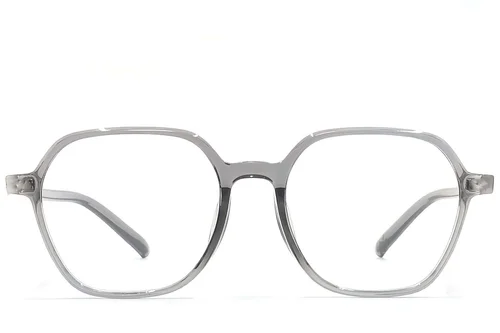 Lunettes géométriques grises TR90 #BS1924-0324