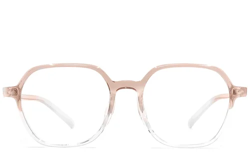 Lunettes géométriques marron TR90 #BS1924-0326