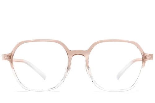 Geometric Brown TR90 Glasses #BS1924-0326