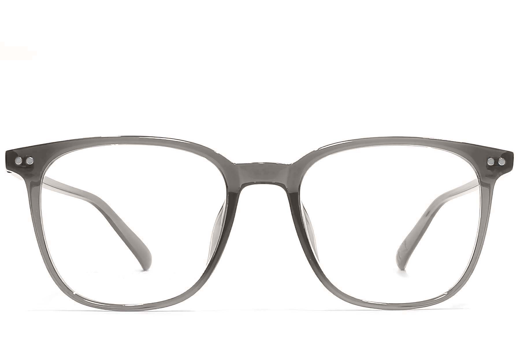 Rectangular Gray TR90 Glasses #BS1924-0327