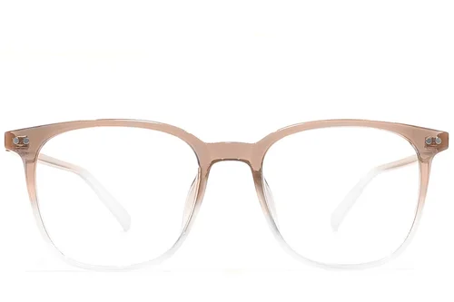 Lunettes rectangulaires marron TR90 #BS1924-0328