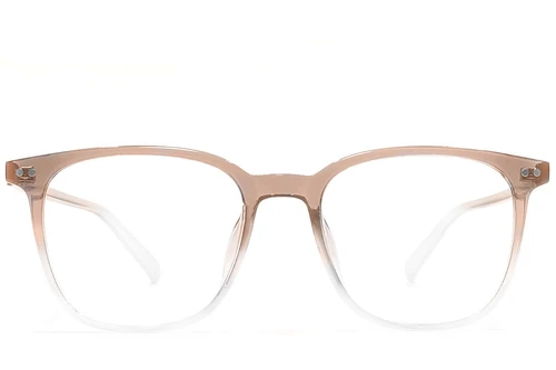 Rectangular Brown TR90 Glasses #BS1924-0328