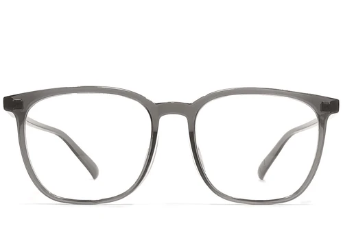 Rectangular Gray TR90 Glasses #BS1924-0329