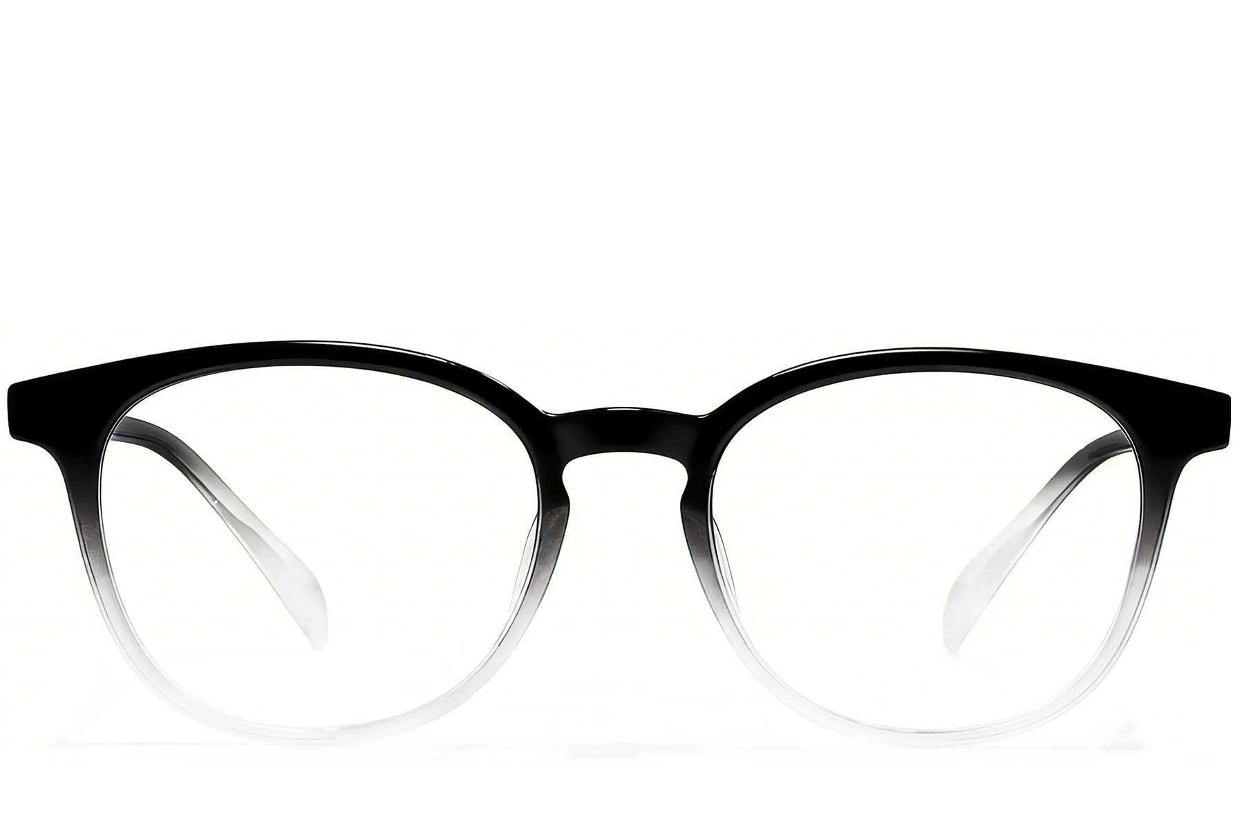 Oval Black TR90 Glasses #BS1924-0333