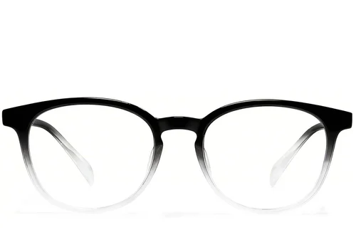 Lunettes ovales noires TR90 #BS1924-0333
