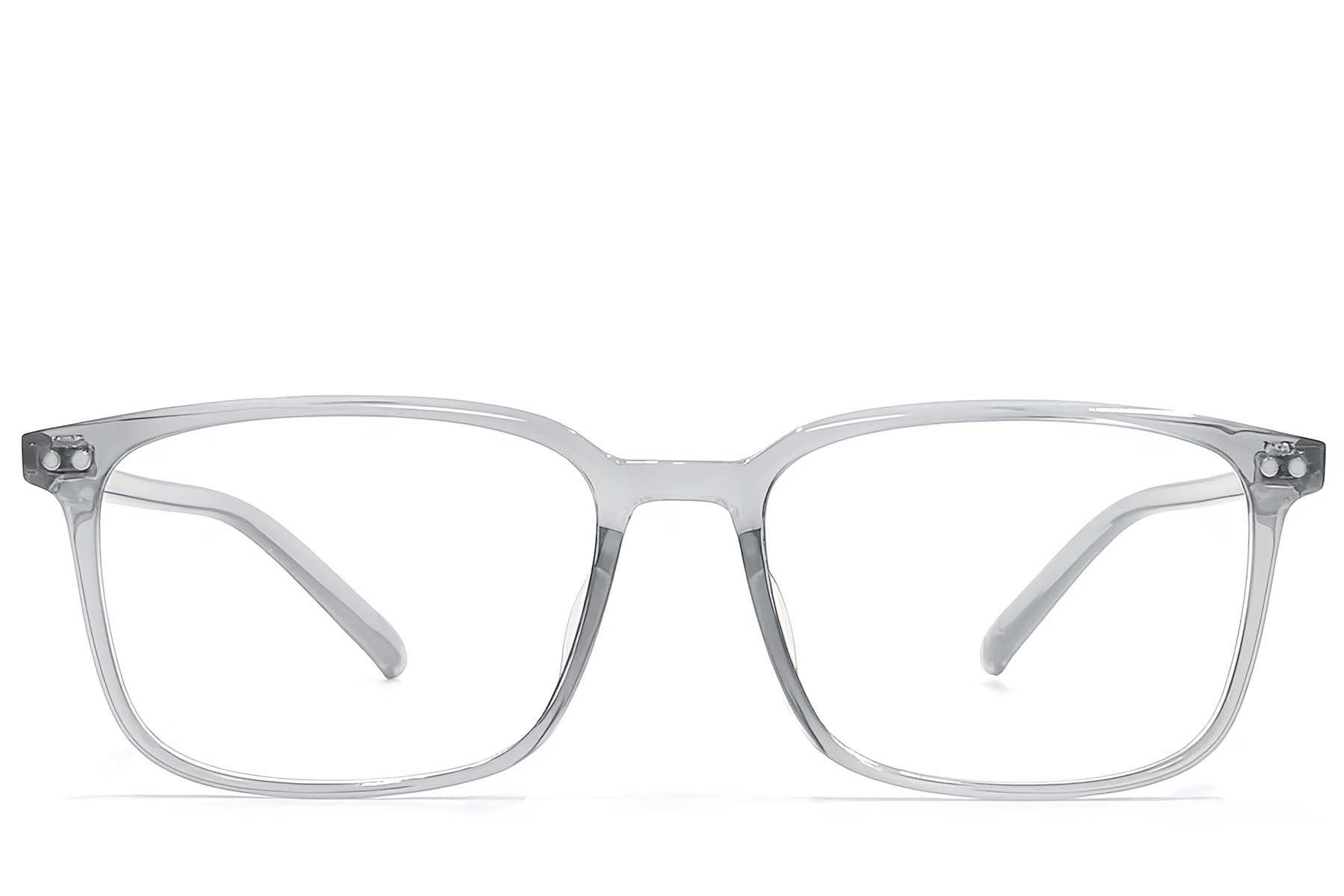 Rectangular Gray TR90 Glasses #BS1924-0334