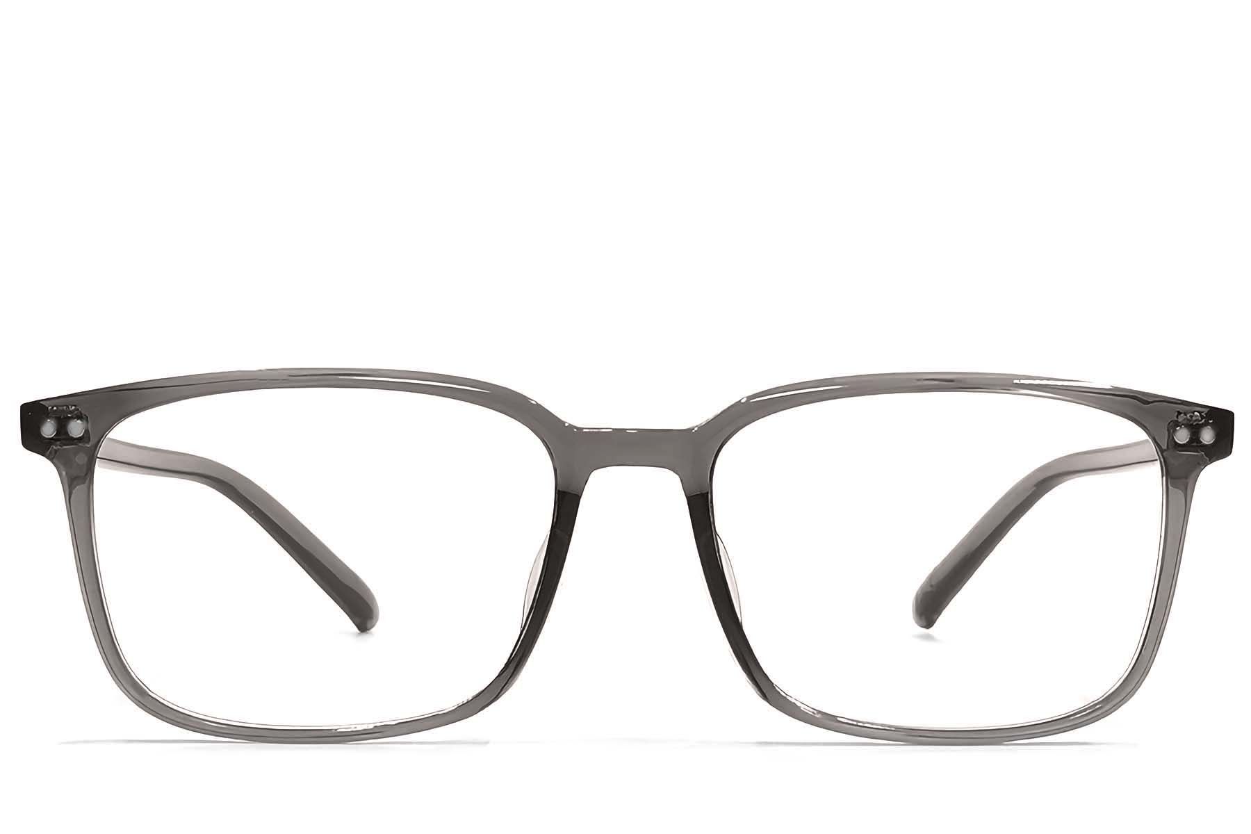Rectangular Gray TR90 Glasses #BS1924-0335