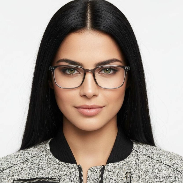 Gafas rectangulares grises TR90 #BS1924-0335