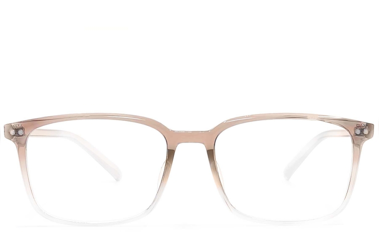 Rectangular Brown TR90 Glasses #BS1924-0336