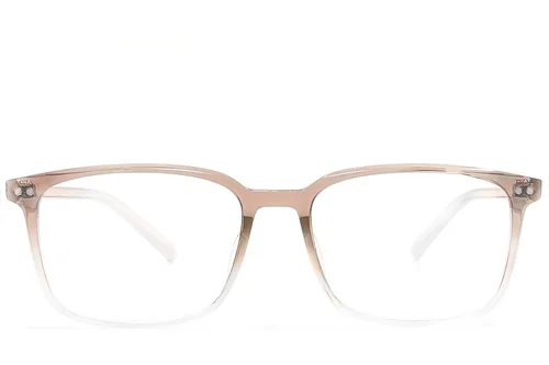 Lunettes rectangulaires marron TR90 #BS1924-0336