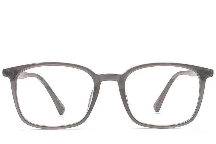 Rectangular Gray TR90 Glasses #BS1924-0337