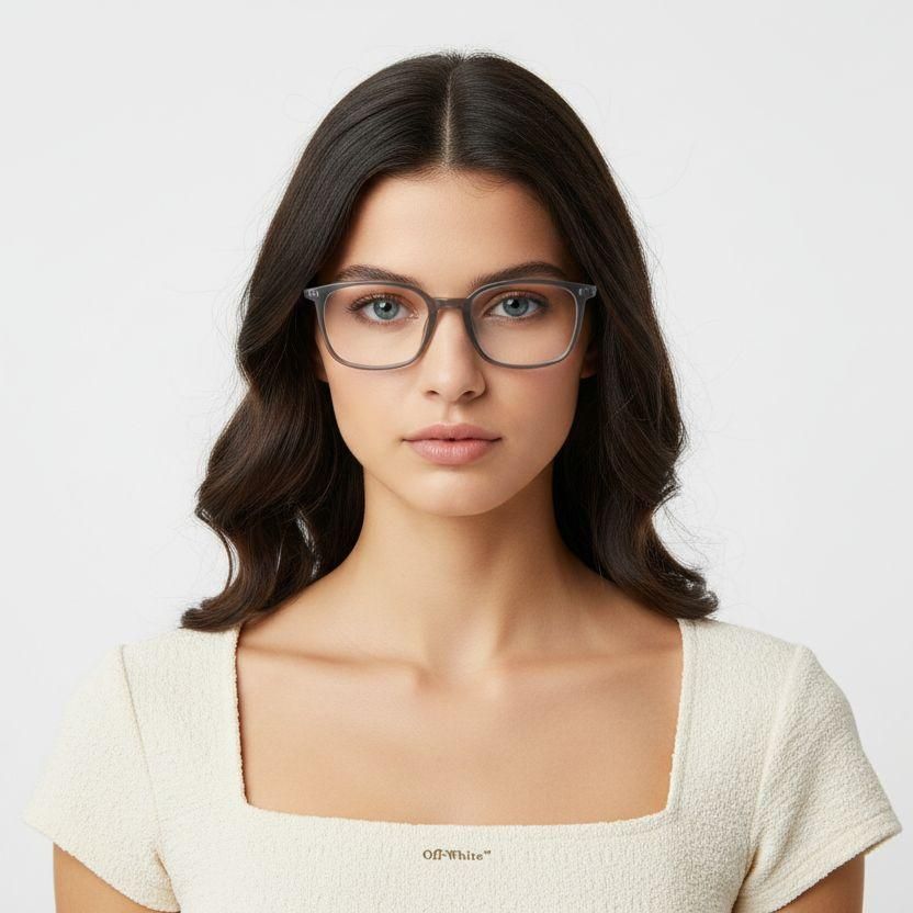 Gafas rectangulares grises TR90 #BS1924-0337