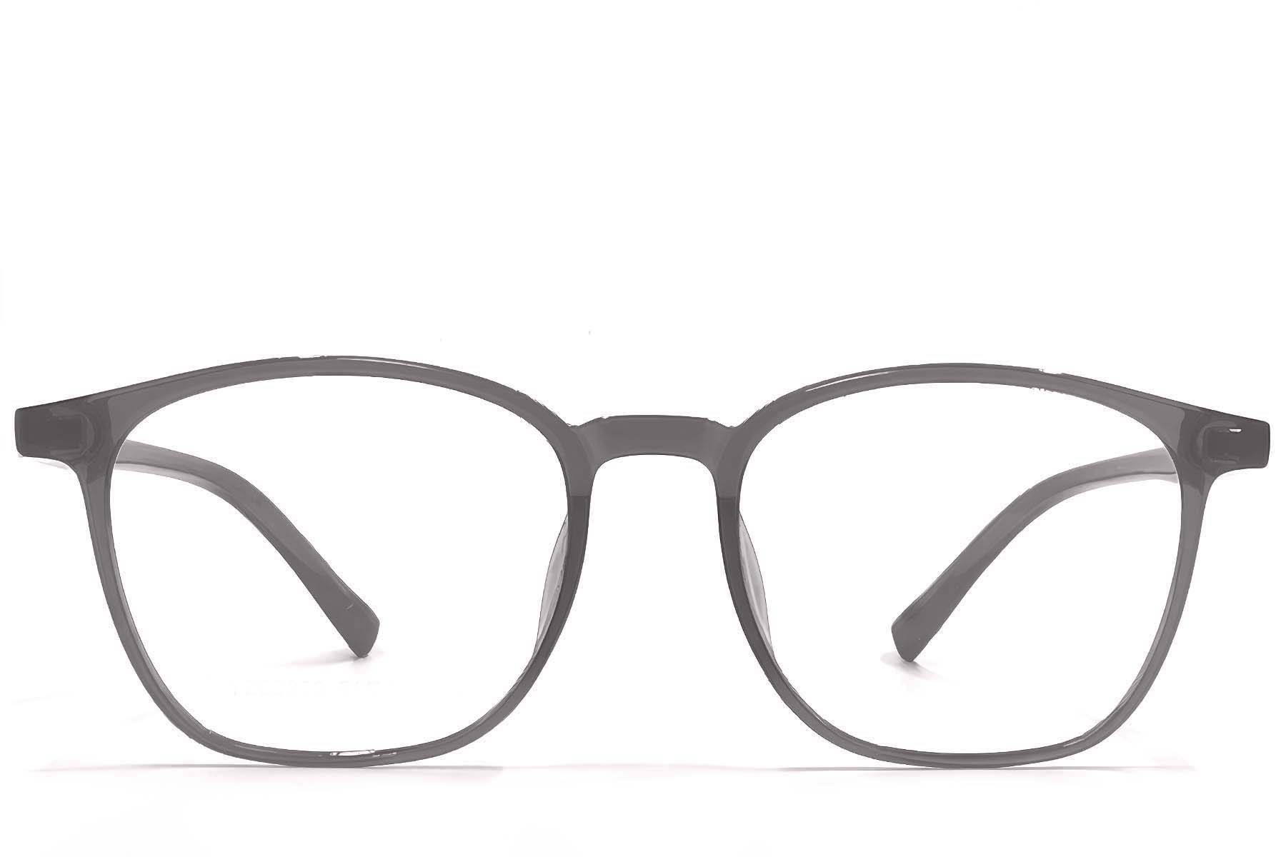 Rectangular Gray TR90 Glasses #BS1924-0339