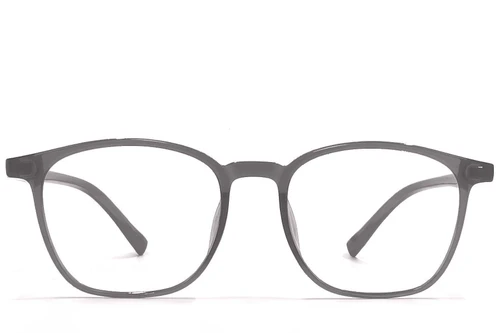 Rectangular Gray TR90 Glasses #BS1924-0339