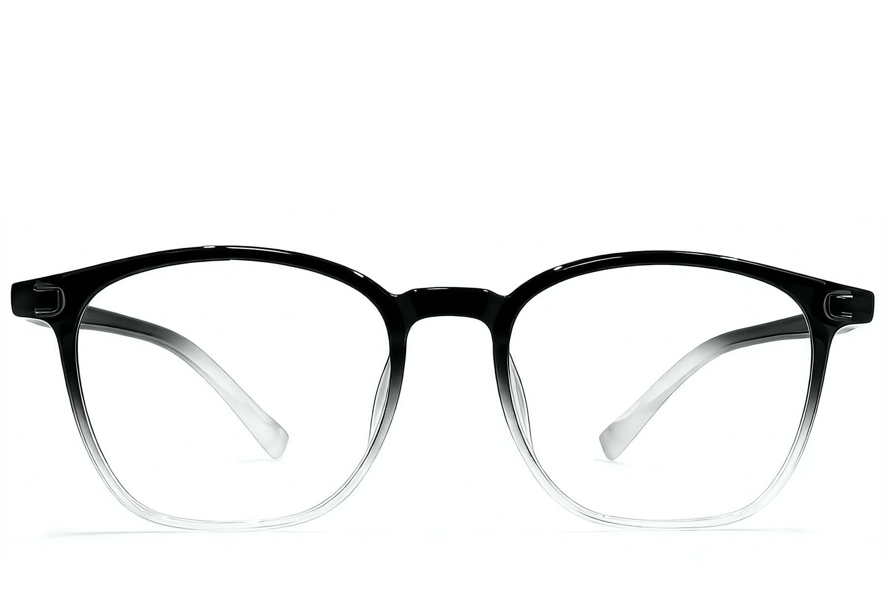 Rectangular Black TR90 Glasses #BS1924-0341